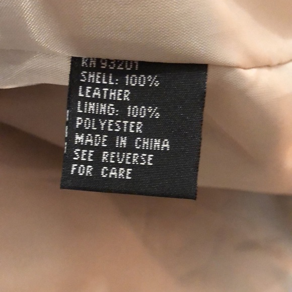 NEW Vintage HYPO ACTIVE Brown Leather Patchwork Long Jacket w/Tie Closure Sz 1XL - Picture 5 of 6